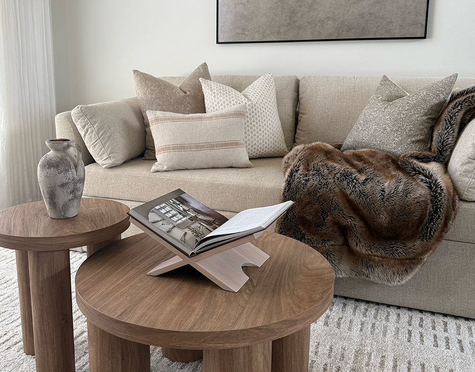 How to Style a Neutral Sofa for Any Season