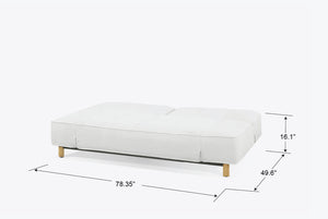 Fold Low Profile Convertible Couch with 16-Position Configurations