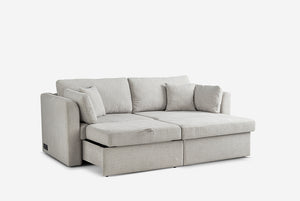 Nova Full-Size Sleeper Sectional with Storage Chaise