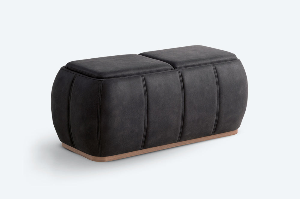 Optic Multifunctional Ottoman with Storage