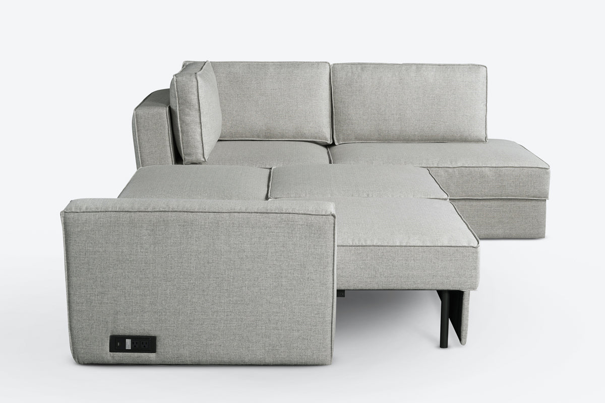 Switch Queen Sleeper Sectional with Storage Chaise