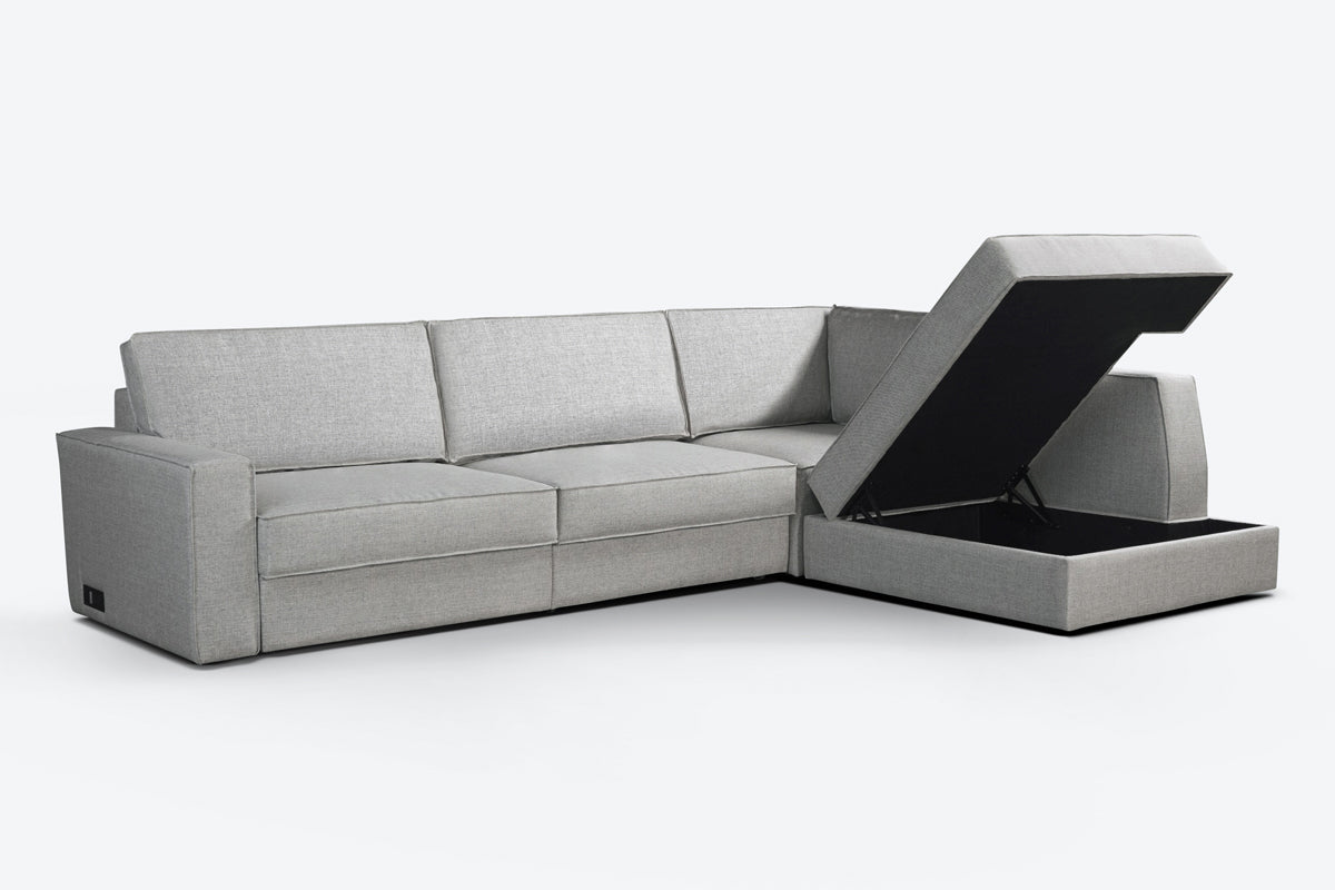 Switch Queen Sleeper Sectional with Storage Chaise