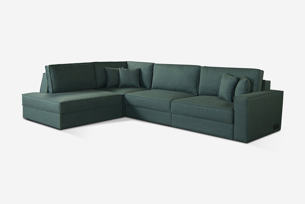 Switch Queen Sleeper Sectional with Storage Chaise
