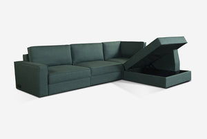 Switch Queen Sleeper Sectional with Storage Chaise