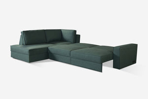 Switch Queen Sleeper Sectional with Storage Chaise