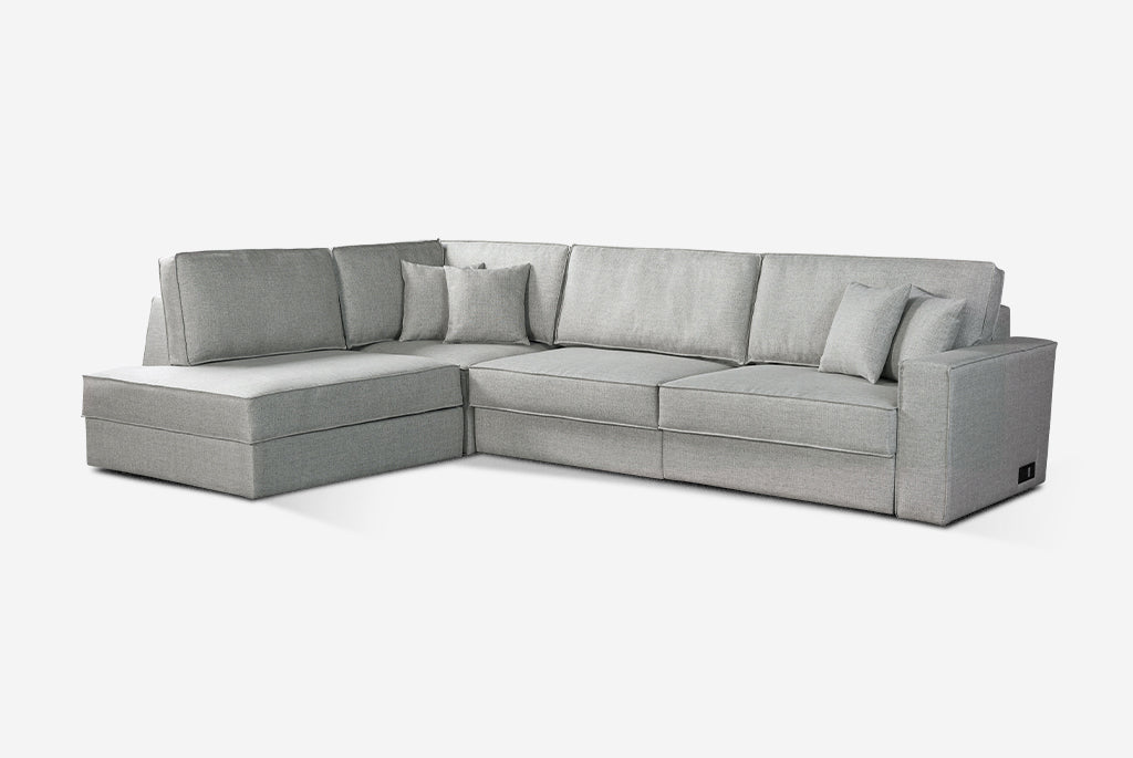Switch Queen Sleeper Sectional with Storage Chaise