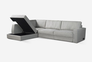 Switch Queen Sleeper Sectional with Storage Chaise