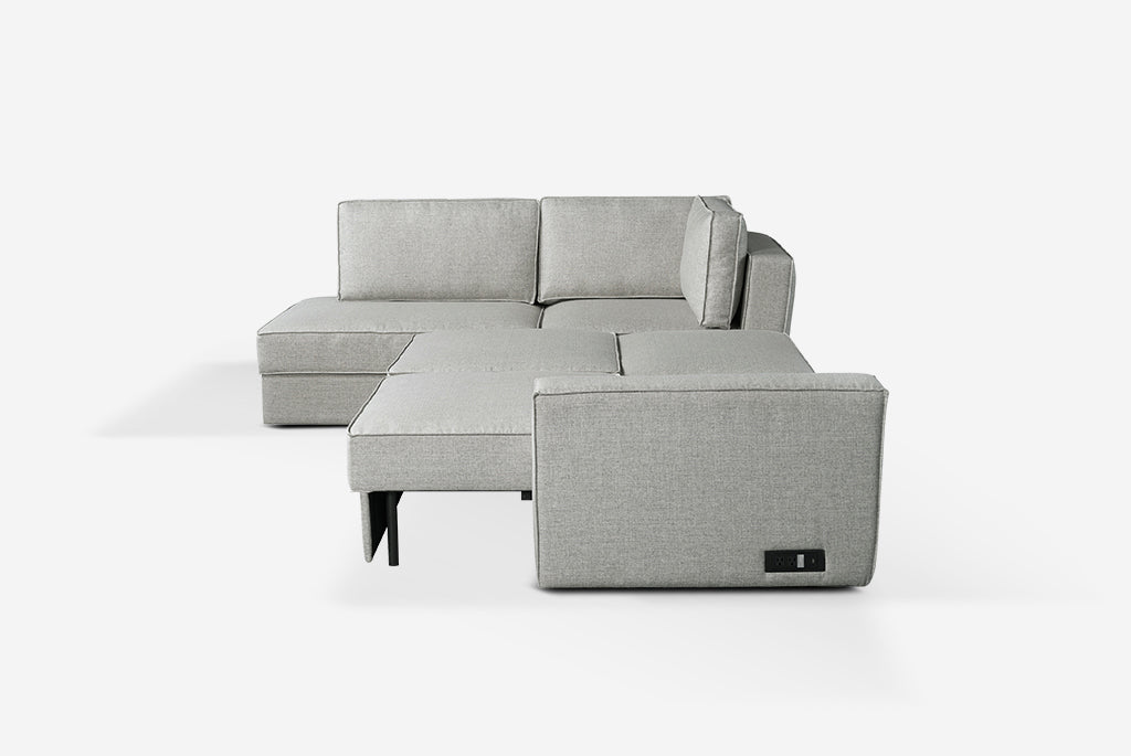 Switch Queen Sleeper Sectional with Storage Chaise