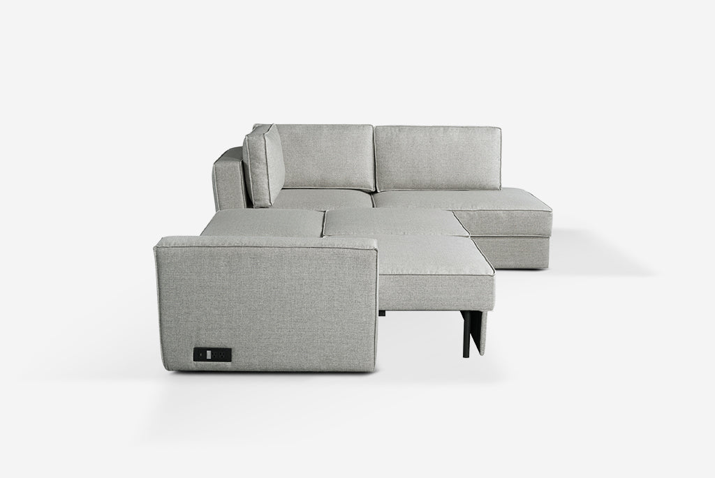 Switch Queen Sleeper Sectional with Storage Chaise