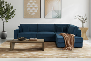 Switch Queen Sleeper Sectional with Storage Chaise