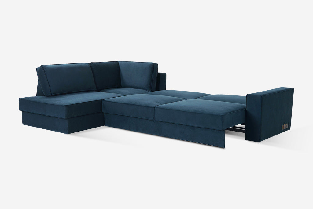 Switch Queen Sleeper Sectional with Storage Chaise