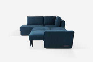 Switch Queen Sleeper Sectional with Storage Chaise