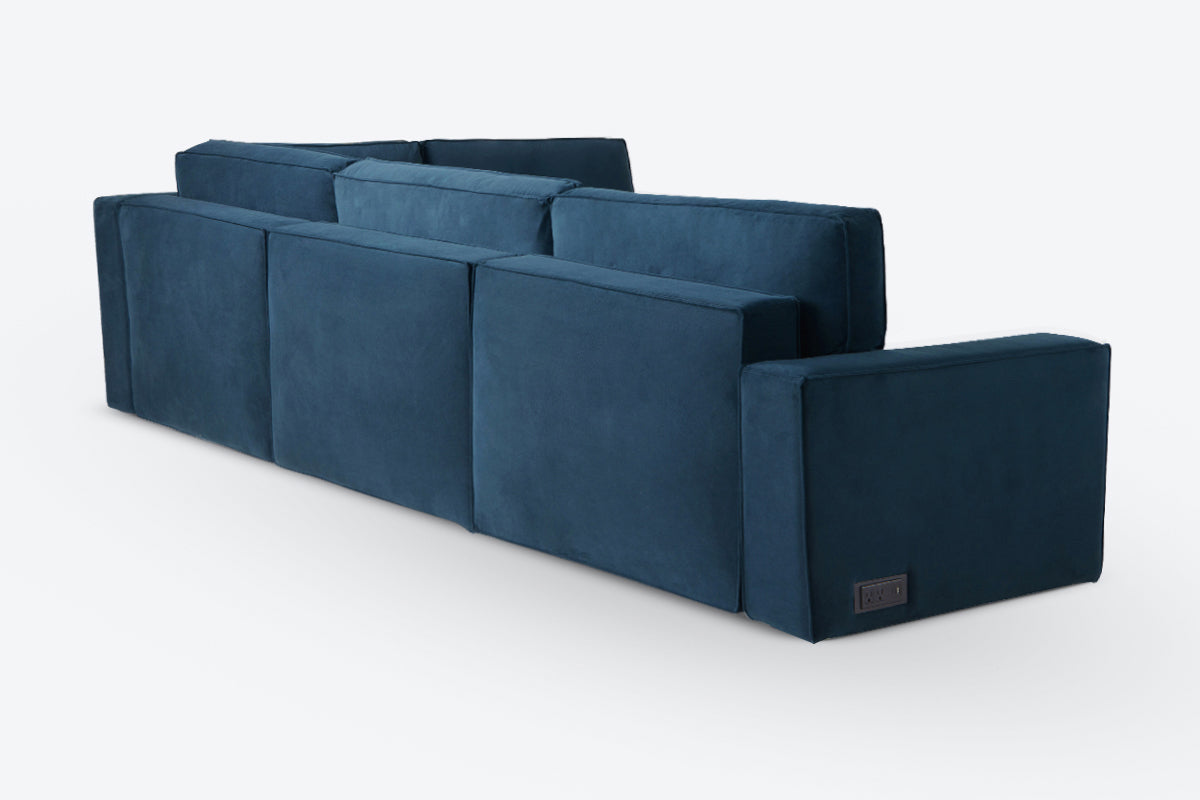 Switch Queen Sleeper Sectional with Storage Chaise