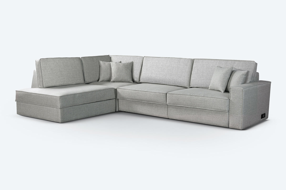 Switch Queen Sleeper Sectional with Storage Chaise