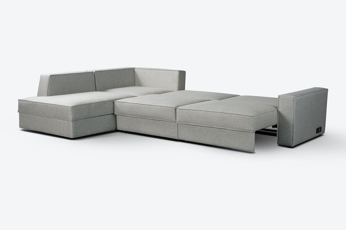 Switch Queen Sleeper Sectional with Storage Chaise