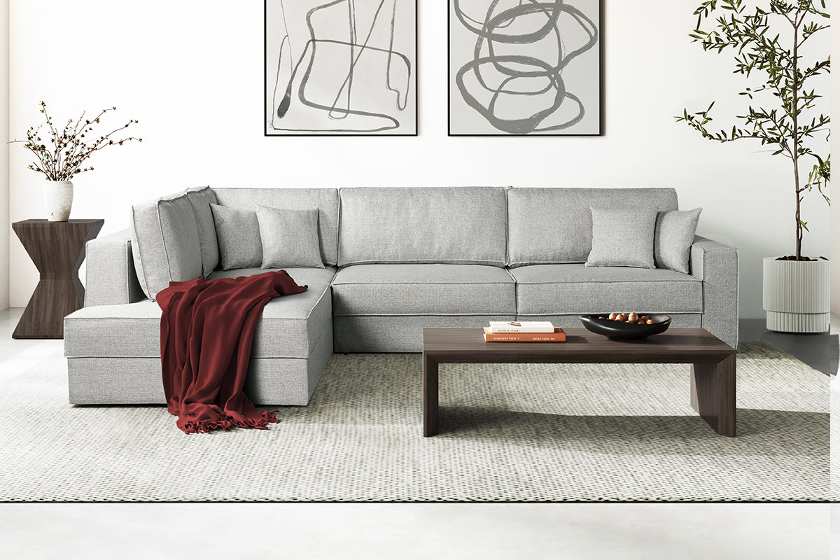 Switch Queen Sleeper Sectional with Storage Chaise