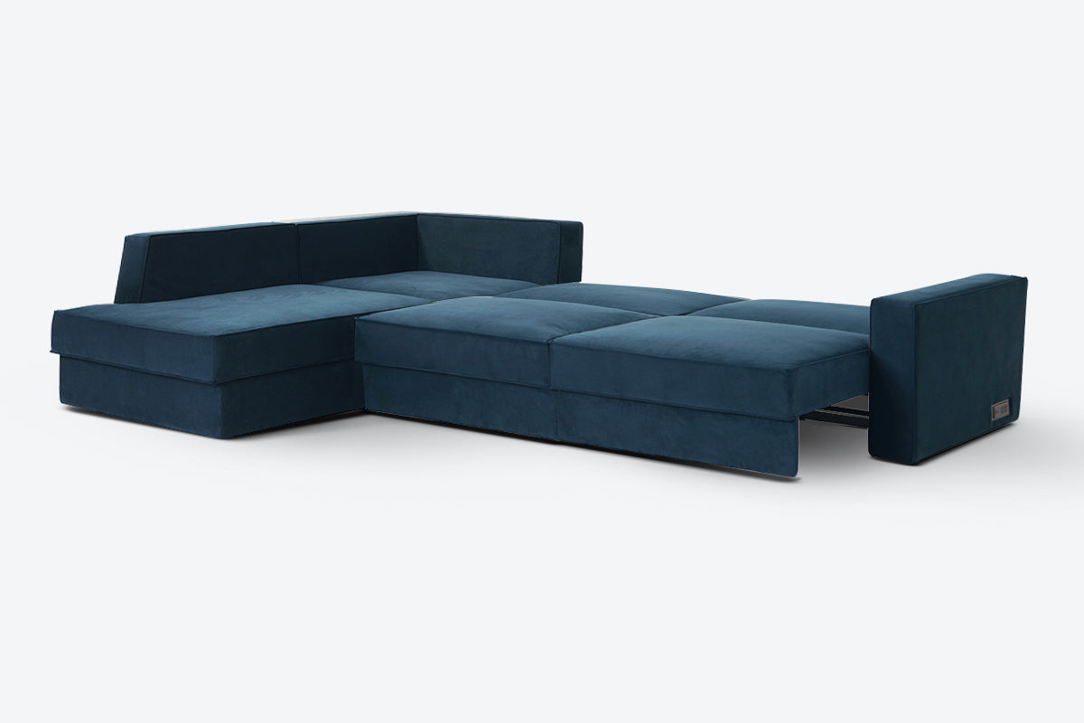 Switch Queen Sleeper Sectional with Storage Chaise