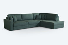 Switch Queen Sleeper Sectional with Storage Chaise