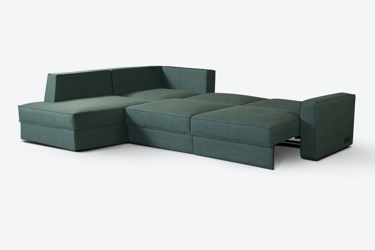 Switch Queen Sleeper Sectional with Storage Chaise