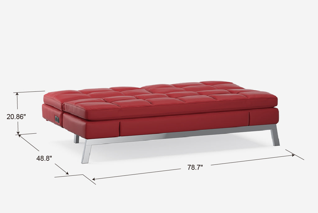 Toggle Full-Sized Convertible Couch with 16-Position Configurations