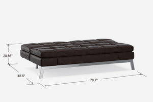 Toggle Full-Sized Convertible Couch with 16-Position Configurations