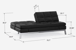 Toggle Full-Sized Convertible Couch with 16-Position Configurations