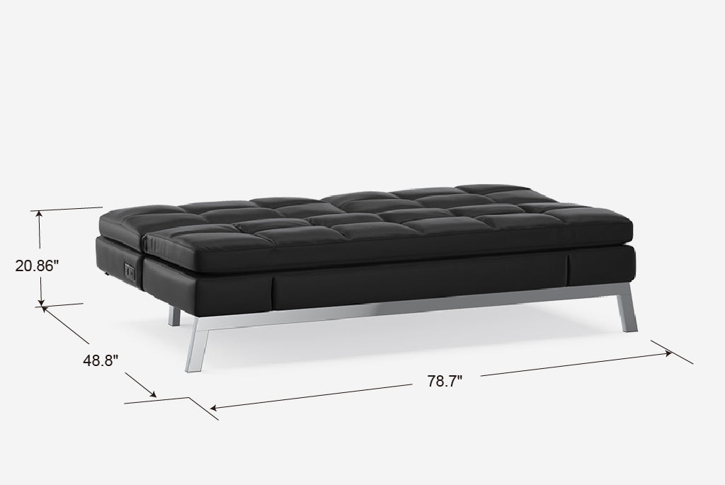 Toggle Full-Sized Convertible Couch with 16-Position Configurations