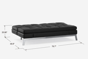Toggle Full-Sized Convertible Couch with 16-Position Configurations