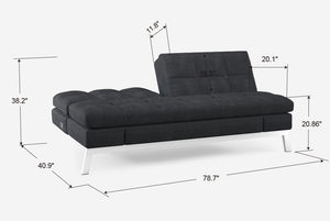 Toggle Full-Sized Convertible Couch with 16-Position Configurations
