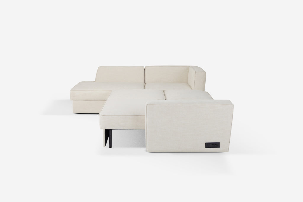Switch Queen Sleeper Sectional with Storage Chaise
