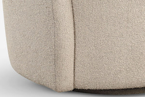 Close-up of a textured Bromley Swivel Chair (Bottom)