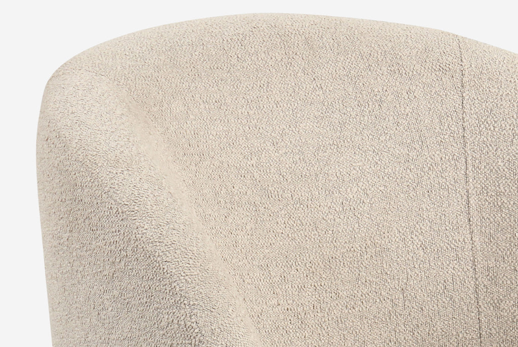 Close-up of a textured Bromley Swivel Chair