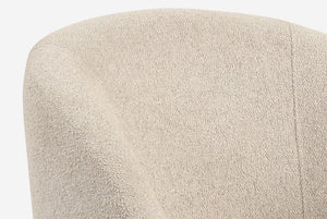 Close-up of a textured Bromley Swivel Chair