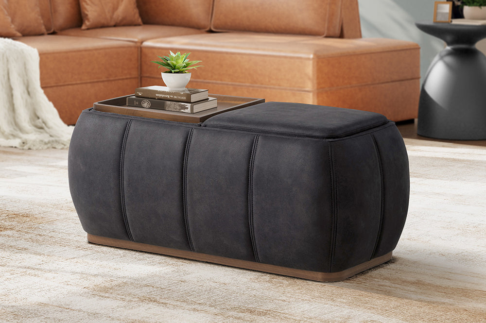 optic multifunctional ottoman with storage