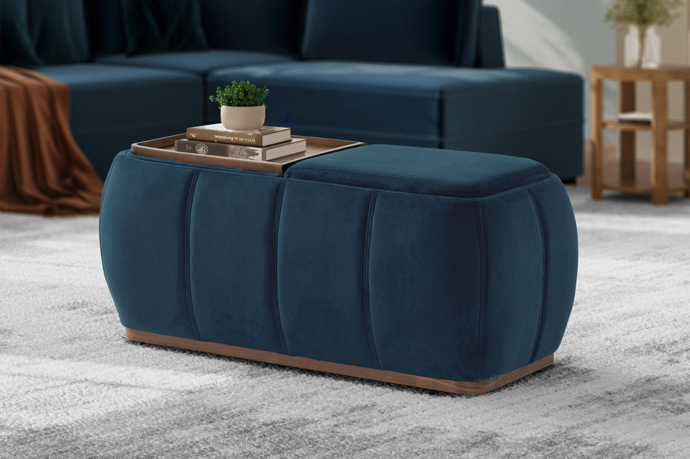 optic multifunctional ottoman with storage