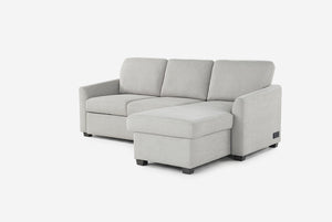 Cameron Queen Sleeper Sofa with Reversible Storage Chaise, Beige