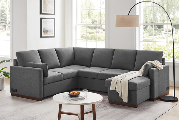 Element Full-Size Sleeper Sectional with Storage Chaise