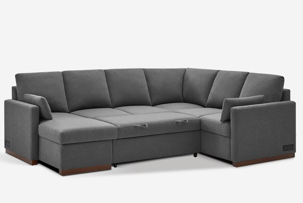 Element Full-Size Sleeper Sectional with Storage Chaise