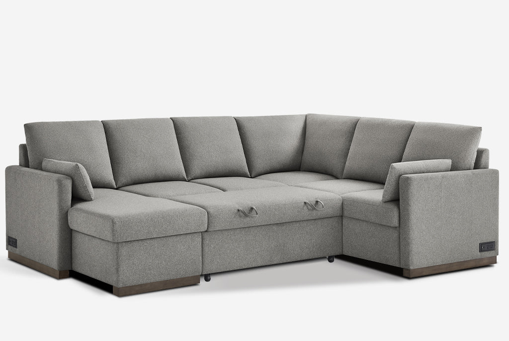 Element Full-Size Sleeper Sectional with Storage Chaise