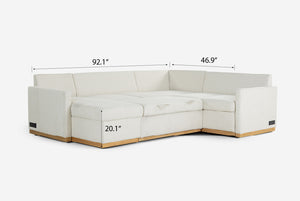 Element Full-Size Sleeper Sectional with Storage Chaise