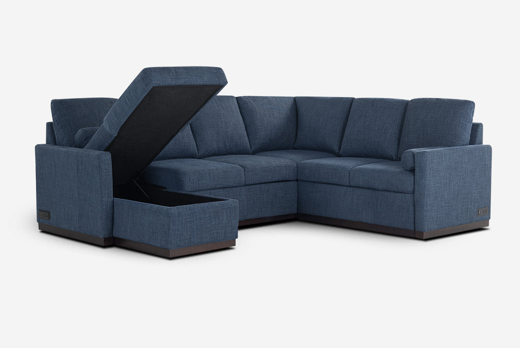 Element Full-Size Sleeper Sectional with Storage Chaise