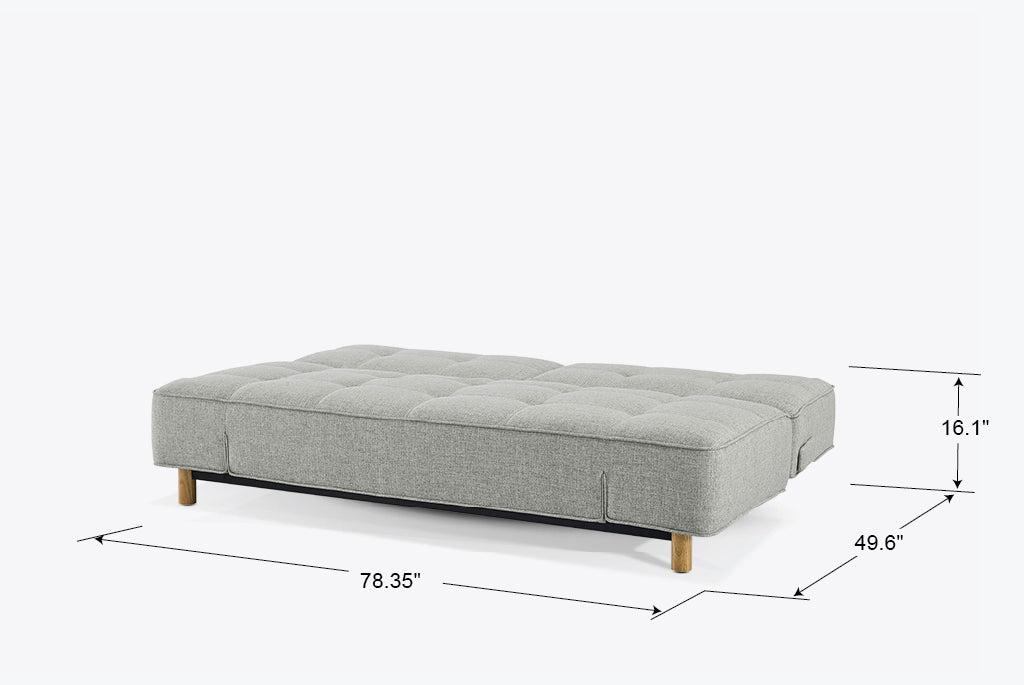 Fold Low Profile Convertible Couch with 16-Position Configurations