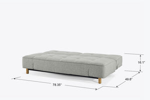 Fold Low Profile Convertible Couch with 16-Position Configurations