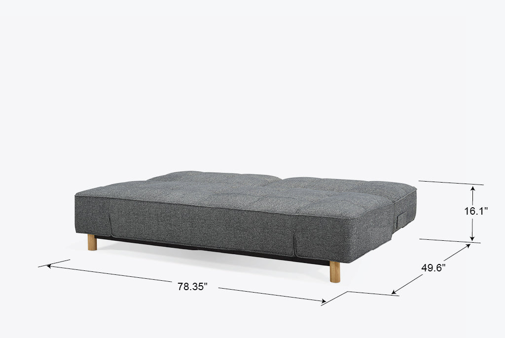 Fold Low Profile Convertible Couch with 16-Position Configurations