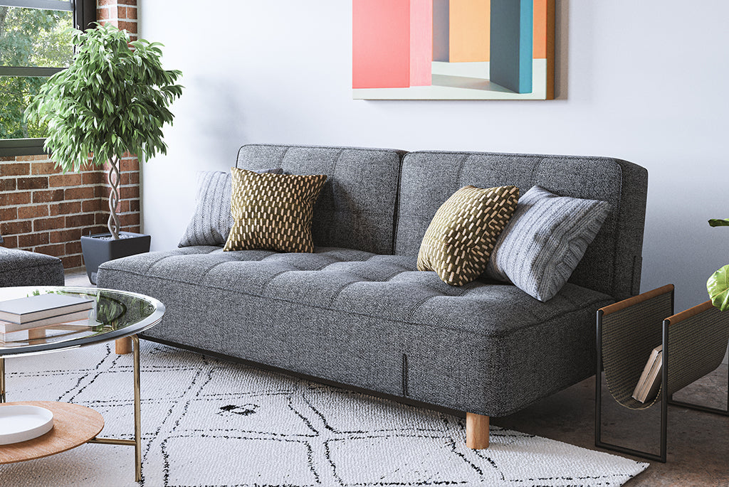 Fold Low Profile Convertible Couch with 16-Position Configurations