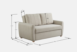 Galaxy Full-Sized Sleeper Loveseat