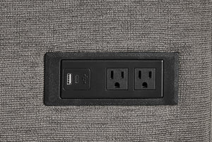 Luke Queen Sleeper U-Shaped Sectional with Reversible Storage Chaise