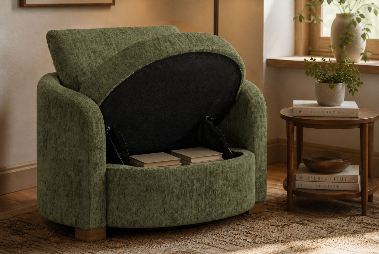 Manor Storage Chair