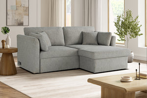 Nova Full-Size Sleeper Sectional with Storage Chaise