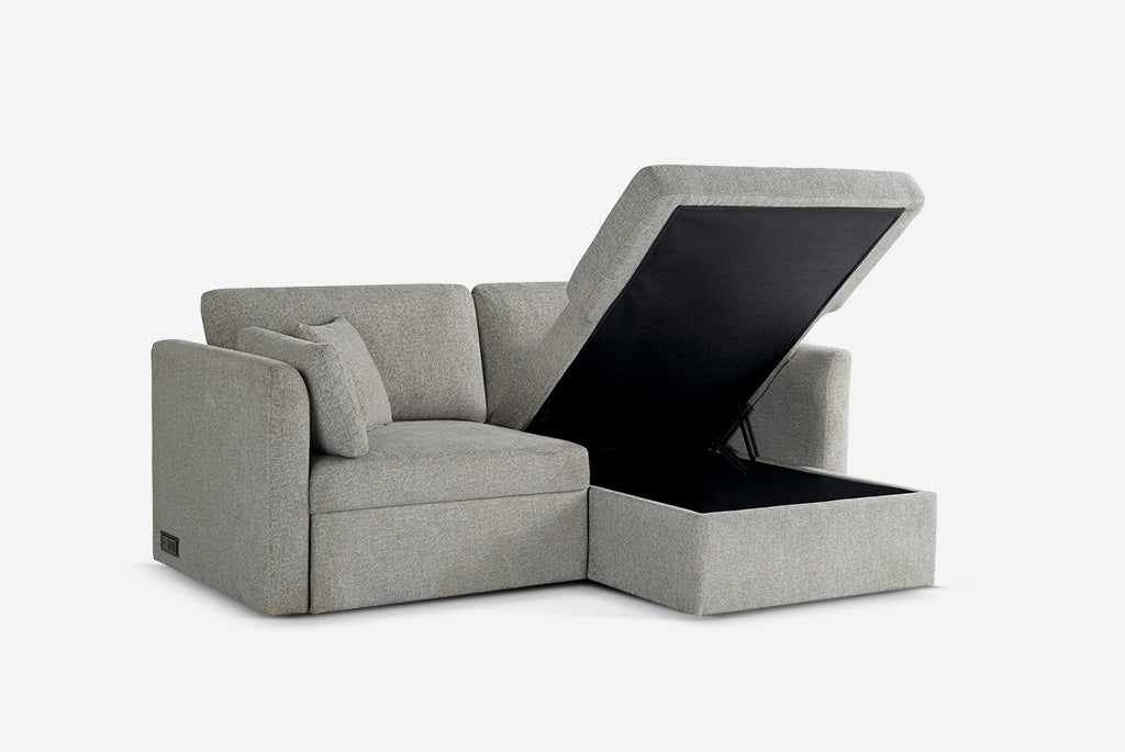 Nova Full-Size Sleeper Sectional with Storage Chaise